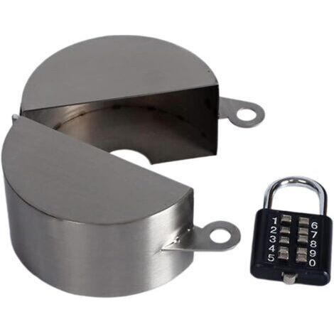 Robinet extérieur Système de verrouillage de porte de verrouillage de baril en acier inoxydable Robinet de verrouillage de clé de protection avec cadenas (1/5)