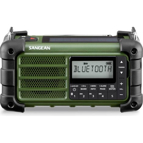 SANGEAN MMR-99 VERDE BOSQUE / RADIO DE EMERGENCIA CON SINTONIZACIÓN DIGITAL