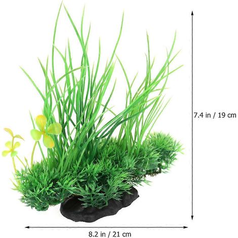Fake Grass Plant Fish Tank Simulation Landscape Grass for Aquarium (1/5)