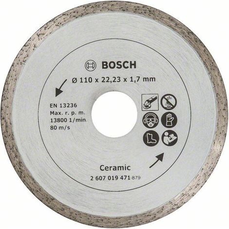 Bosch  disco  de  diamante  para  azulejos,  diámetro:  110  mm  -  2607019471 (1/2)