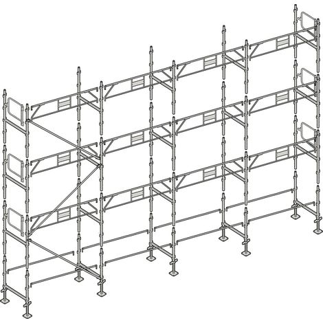 Échafaudage Altrad Façadier 104 m²