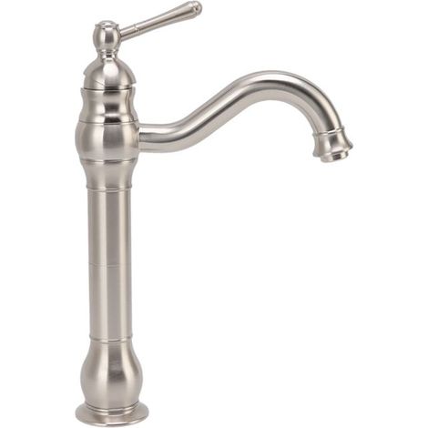 Robinet de lavabo de salle de bain industriel rétro en cuivre brossé, mitigeur de salle de bain, robinet de lavabo