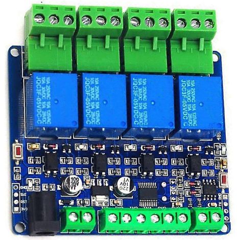 4-Kanal-Modbus-RTU-Relaismodul mit 4-poligem Eingang für die industrielle Automatisierung