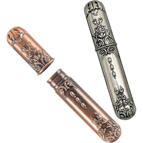 2pièces Étui à Aiguilles de Couture Métal Boîte de Rangement pour Aiguilles à Broder Tricoter Portable pour Voyages et Maison Contient Jusqu (1/5)