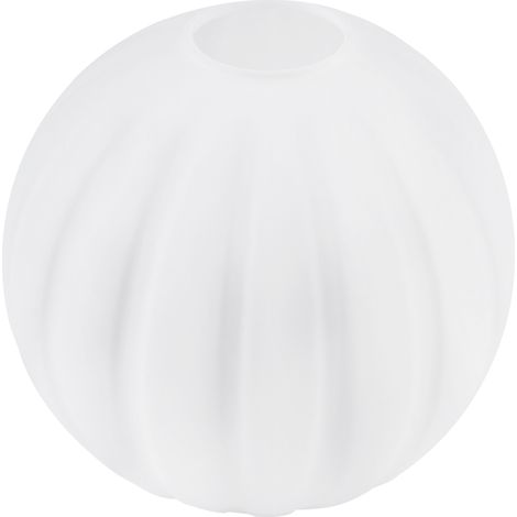 Pantalla de lámpara Costa blanca esférica de 15 cm (1/4)