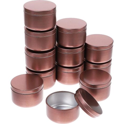 Lot de 12 pots à bougies vides en aluminium de 50 ml. (1/3)