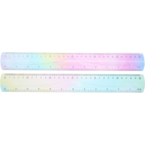 Règle souple et flexible de 30 cm pour la décoration scolaire (1/5)