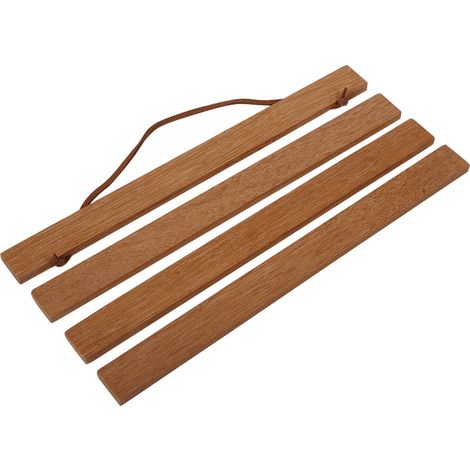 Moderner magnetischer Bilderrahmen aus Teakholz, 21 cm, zum Selbermachen von Postern, Bildrollen und Kunstdrucken (1/5)