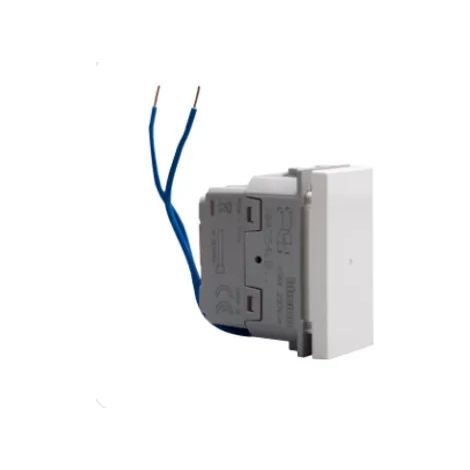 Invertitore assiale illuminato blu Bticino MatixGo JW4054LB
