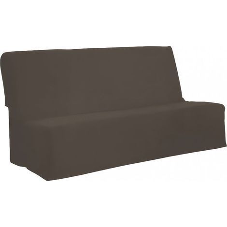 Copridivano per divano a 3 posti (190–230 cm) – Impermeabile al 100 %, in tessuto elastico morbido e traspirante, materiale seta di latte blu navy, antipolvere, senza copricuscini (1/5)
