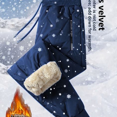 Sport- und Freizeithose für Damen, Herbst/Winter, dickes Fleecefutter, ideal zum Warmhalten und Schutz vor Kälte, königsblau. (1/5)