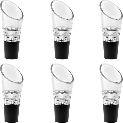 Bec verseur aérateur pour bouteilles de vin (lot de 6)-AquaForge