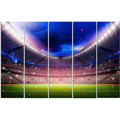 Tableau stade de foot - 150 x 100 cm (1/3)