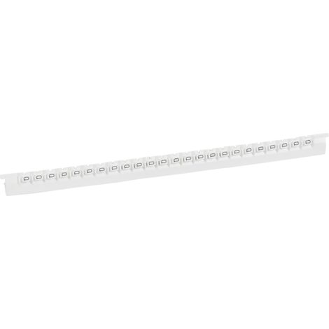 240 repères Mémocab largeur 2,3mm avec lettre majuscule Q noir sur fond blanc  LEGRAND 037842