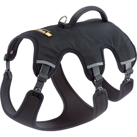 Ferplast ERGOTREKKING P Harnais pour chien ergonomique anti-évasion et réfléchissant. Six fermetures avec micro-ajustement.. Variante MEDIUM - Misure: A: 37-47 cm B: 55-65 cm C: 50-60 cm L 25 cm - No