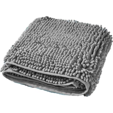 1 serviette pour chien, ultra absorbante à séchage rapide, poches pour les mains, 60 x 85 cm, pour chiens et chats de petite à grande taille (1/5)