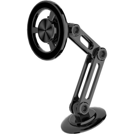 Supporto per cellulare, supporto magnetico universale anti-vibrazione per navigatore auto in metallo (1/4)