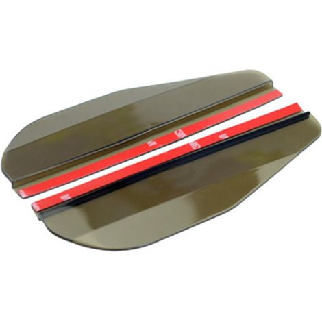 2pcs voitures rétroviseur Miroir de pluie Miroir de voiture Miroir de pluie Pouchon de pluie (marron) (1/5)