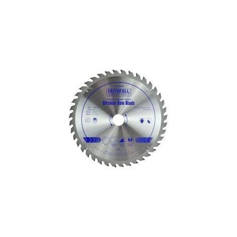 Lame De Scie Circulaire Bois Diamètre 200mm, 24 Dents, Alésage 30mm - Faithfull