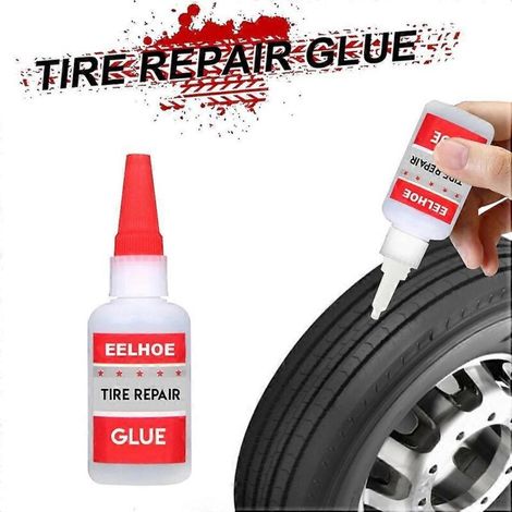 Colle de réparation de pneus, produit anti-crevaison, rustine pour pneus de vélo et de voiture (1/5)