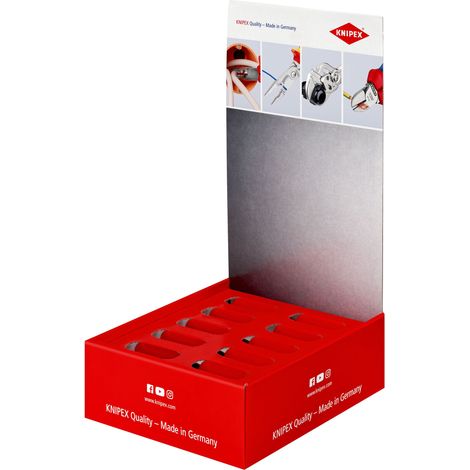 KNIPEX 00 18 01 LE02 Espositore da banco Universale Pinze 1/2/3/5/6 senza utensili 200 mm