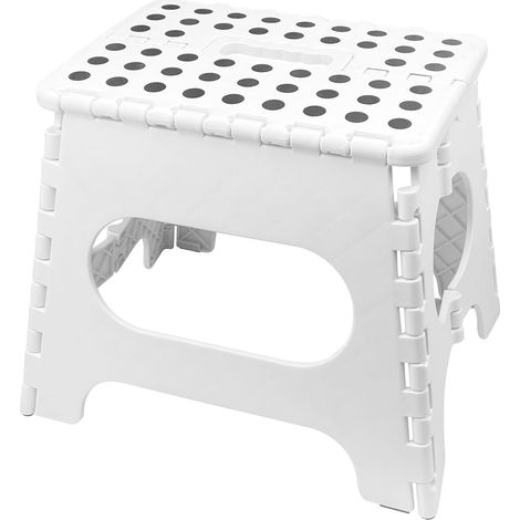 Tabouret Pliable - Enfant - 27 Cm - Antidérapant - Plastique - Cuisine Salle De Bain - 1 Pièce (1/5)
