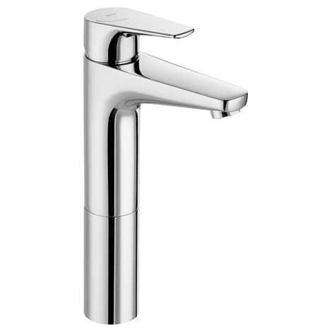 Atlas Grifo monomando de lavabo XL 28,4 cm con palanca, sin desagüe, cromo (A5A3790C00) (1/5)