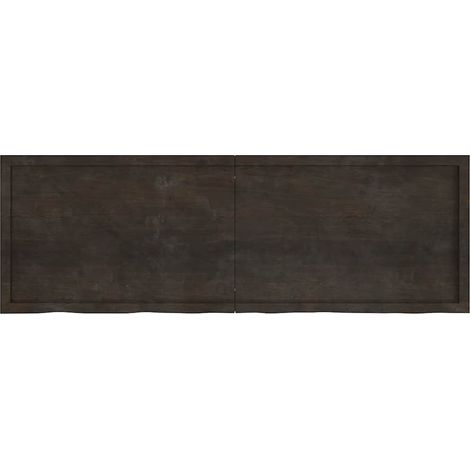 Maison Exclusive - Piano Tavolo Marrone 180x60x(2-6) cm Rovere Massello Trattato