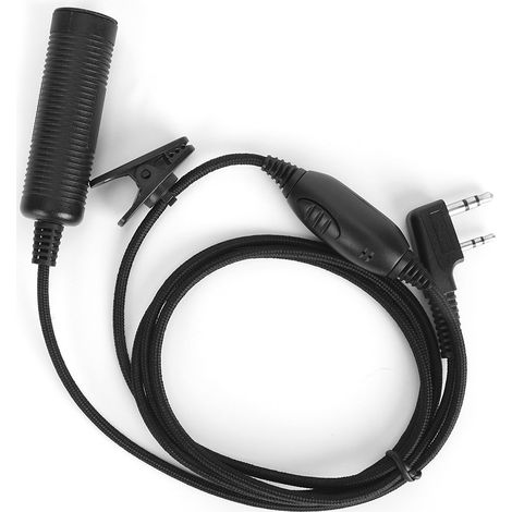 Adaptateur câble militaire PTT K Head pour Baofeng Kenwood HYT radio bidirectionnelle (1/5)
