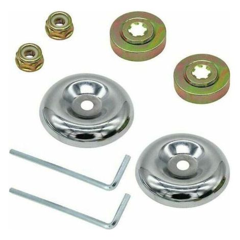 Kit de 8 lames de débroussailleuse, accessoire de lame métallique pour débroussailleuse Stihl et tondeuse à gazon