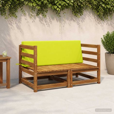 vidaXL Coussin de dossier SOEST 100 % polyester Vert vif (1/5)