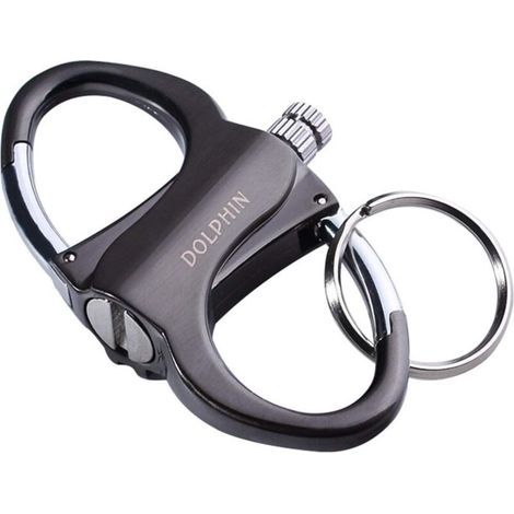 Infinity-Feuerzeug mit permanentem Streichholz und Schlüsselanhänger. Das Feuerzeug für die Ewigkeit. Notfall-Feuerstarter-Set.