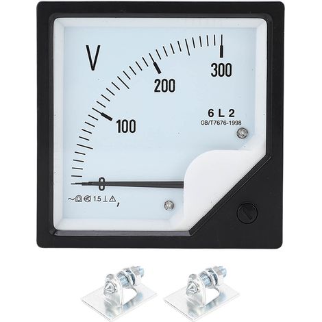 Voltmètre Analogique 0-300V pour Équipements Électriques et Groupes Électrogènes - Précision 2.5 (1/5)