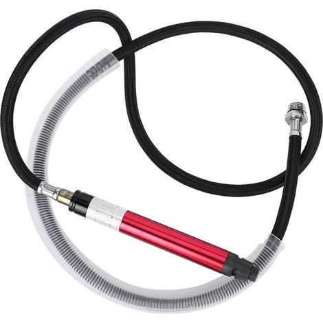 Ensemble de Rectifieuses Pneumatiques, Petite Meuleuse à Crayons Portative, Stylo à Vent Pneumatique 90i/min, Adaptée au Meulage Précis de Divers Métaux, à la Coupe du Plastique, (1/5)