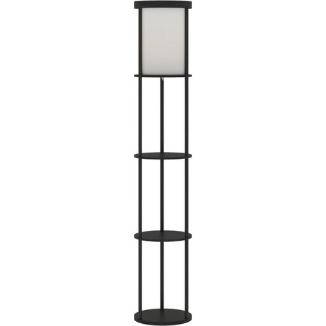 Design rond avec 3 étagères, éclairage doux et modulable, lampadaire pour lecture et détente (1/5)