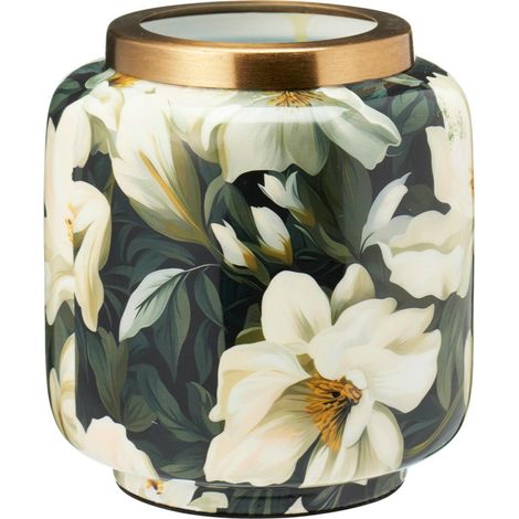 Vaso con stampa floreale 15 cm (1/3)