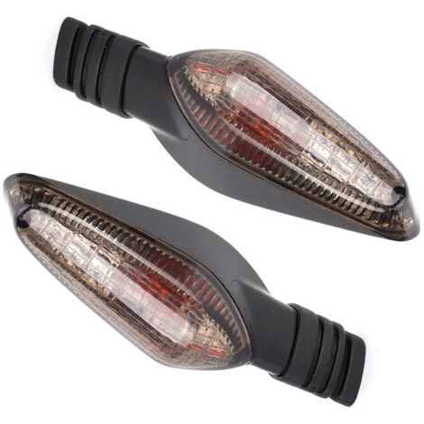 Paire de Clignotants Moto pour Ducati Streetfighter 848 1099 Multistrada 1200 Lentille Fumée (1/4)