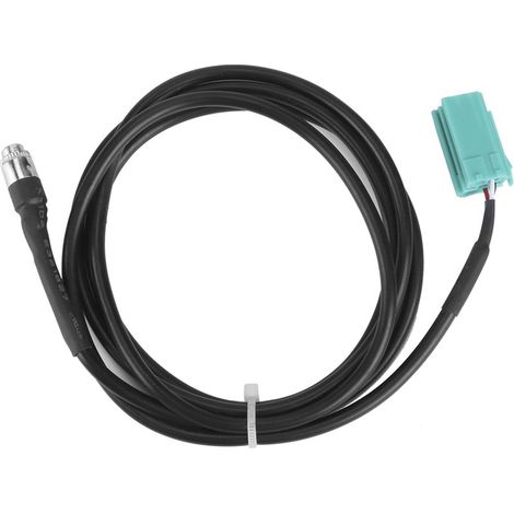 Cordon audio Jack 3,5mm Cble adaptateur d'entrée AUX pour Renault Clio Megane Kangoo Espace Twingo (1/5)