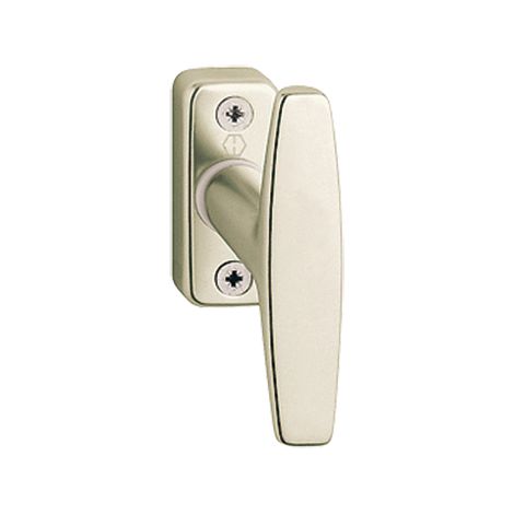 Hoppe – Bouton de crémone aluminium anodisé F2 – Carré plein 7x65 mm – Fixation visible par vis M5 – Accessoire de crémone