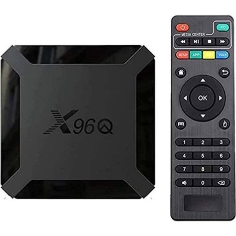 X96Q Smart TV BOX wifi 4k 2g + 16go TV box multimédia android 10 H313 Quad-Core A53 64 Bits
