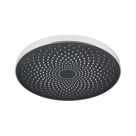 Pomme de douche Gela monojet en ABS chrome' syste'me anticalcaire 259 mm pour baignoire de salle de bain