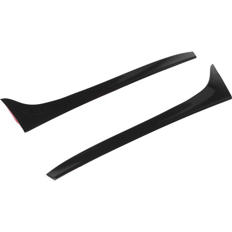 Paire d'ailerons latéraux de toit arrière noir brillant compatibles avec les modèles Mk5 6R et 6C Standard (2009-2017) (1/5)