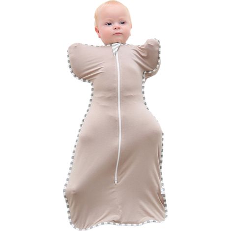 1 gigoteuse bébé, conception sans manches inspirée du ventre maternel, tissu fibre de bambou, fermeture éclair silencieuse, taille S/M/L (1/5)