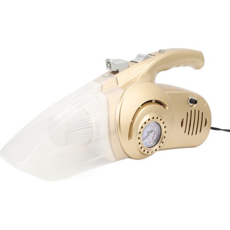 Aspirateur de voiture portable et compact, avec fonction de gonflage et lumière intégrée, idéal pour la voiture, la maison et le bureau (DC12V 120W). Nettoyage en profondeur. (1/5)