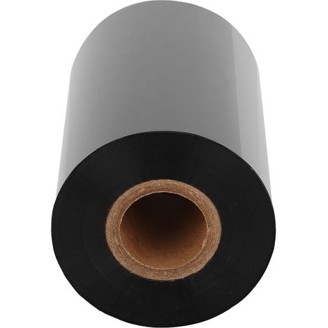 Ruban de cire pour transfert thermique 100 mm x 300 m, 3 couches, antistatique, à faible usure, pour imprimante de codes-barres et étiquettes cirées. (1/5)