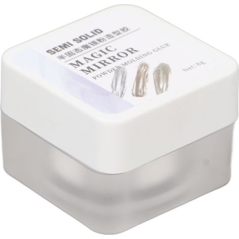Colle professionnelle pour poudre miroir et strass, moulage nacré métallisé, idéale pour artiste ongulaire. (1/5)