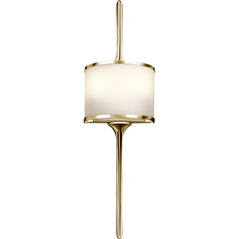 Elstead Mona - Applique per bagno a 2 luci Ottone lucido IP44, G9 (1/3)