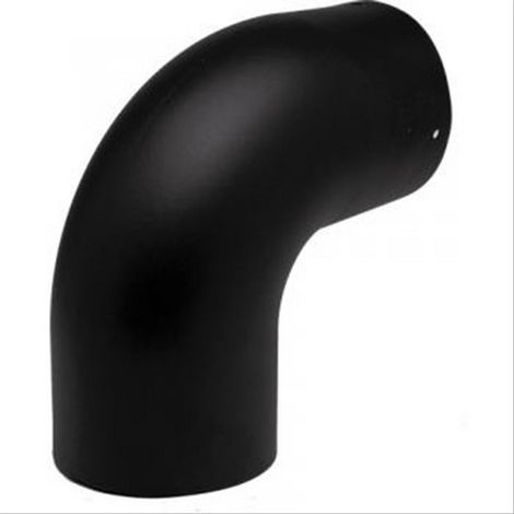 Coude 90° TEN Sanpli émaillé noir mat Ø125mm