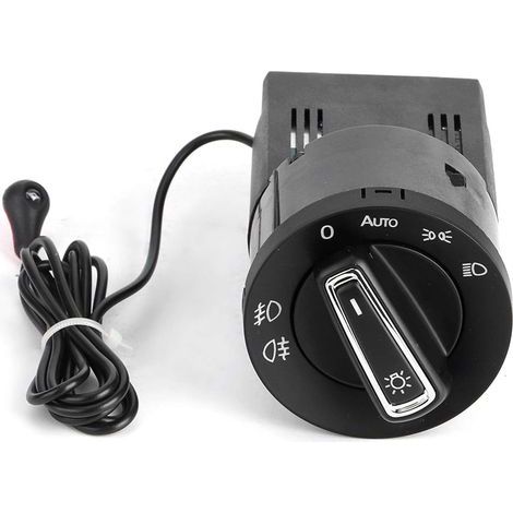 Interrupteur chromé de capteur de phare automatique, pour Golf/MK4/Sharan/New Beetle/Alhambra/Octavia/Fabia/Passat B5 popular (1/4)