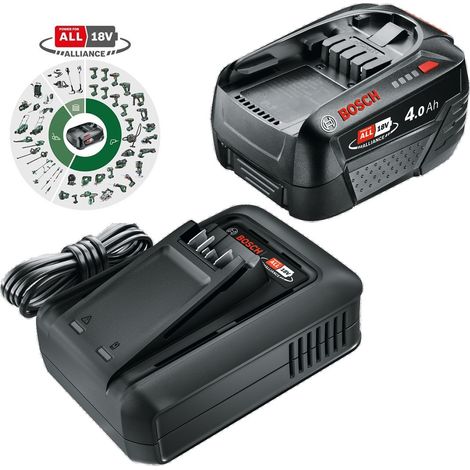 Bosch Starter Set 18V PBA 4.0Ah Battery + Fast Charger AL1844 - Power For All (1/5)